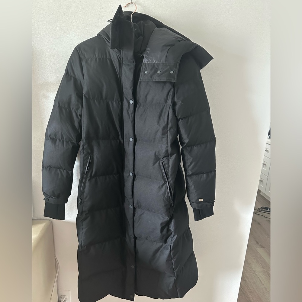 Soia & Kyo Black LONG Puffer Jacket NWOT size medium